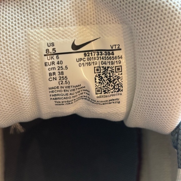 Women’s Nike Air Max 97 - Ocean Blue - Size 8.5 - Picture 4 of 9